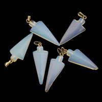 Sea Opal Pendants with zinc alloy bail Approx 2mm Sold By PC