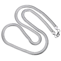 Nerezová ocel řetěz náhrdelník, Nerez, rybí řetěz & pro muže, Původní barva, 6mm, Prodáno za Cca 22.5 inch Strand