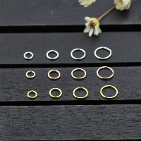 Серебро 925 пробы спаенные кольца, Другое покрытие, разный размер для выбора, Много цветов для выбора, продается Лот