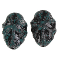 Akryl smykker perler, 22.50x33.50x14mm, Hole:Ca. 2.5mm, Ca. 80pc'er/Bag, Solgt af Bag