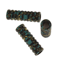 Akryl European perler, 7.50x25x7.50mm, Hole:Ca. 5mm, Ca. 750pc'er/Bag, Solgt af Bag