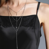 Zinc Alloy Jewelry Necklace with 10cm extender chain plated lead & cadmium free 220mm Sold Per Approx 16.5 Inch Strand
