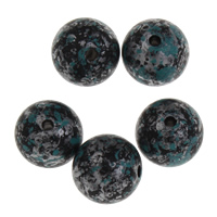 Akryl smycken pärlor, Rund, 10mm, Hål:Ca 1.5mm, Ca 885PC/Bag, Säljs av Bag