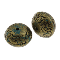 Beads Jewelry Aicrileach, 21x14mm, Poll:Thart 2.5mm, Thart 136ríomhairí pearsanta/Mála, Díolta De réir Mála