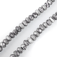 Map Stone Beads Rondelle faceted Approx 1mm Approx Sold Per Approx 15 Inch Strand