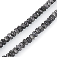 Natural Labradorite Beads, Rondelle, faceted, 5x8mm, Hole:Approx 1mm, Approx 77PCs/Strand, Sold Per Approx 15 Inch Strand