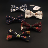 Cotton, Bowknot, Unisex, more colors for choice, 11x6cm, Sold By PC