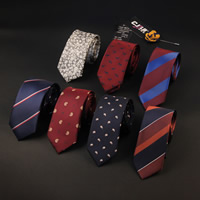 Ties, Polyester, Unisex, more colors for choice, 145x6cm, Sold By PC