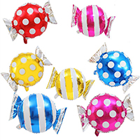 Balloons, Aluminum Foil, Candy, different designs for choice, 480x650mm, Sold By PC