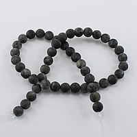 Natural Labradorite Beads, Round, different size for choice & frosted, Hole:Approx 1-2mm, Length:Approx 15.5 Inch, Sold By Lot