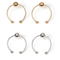 Brass Stud Earring, Dome, plated, for woman, more colors for choice, 30x30mm, Sold By Pair