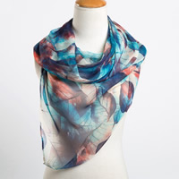 Модные шарфы, жоржет, принт, Много цветов для выбора, 160x50cm, продается Strand