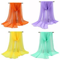Модные шарфы, жоржет, Много цветов для выбора, 160x50cm, продается Strand