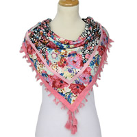 Хлопчатобумажный шарф и шоул, Хлопок, принт, различные модели для выбора, Много цветов для выбора, 110x110cm, продается Strand