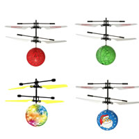 Flying Ball Oświetlenie Drone śmigłowca, Plastik ABS, Koło, różne wzory do wyboru, 160x120mm, sprzedane przez PC