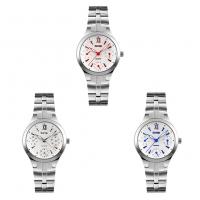 SKmei® Kvinder Smykker Watch, Stainless Steel, med papir kasse & zink legering dial & Glas, forgyldt, 30M vandtæt & for kvinde, flere farver til valg, 29x35x10mm, Længde Ca. 9 inch, Solgt af PC
