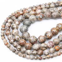 Dragi kamen perle Nakit, Maifan Stone, Krug, različite veličine za izbor, Rupa:Približno 1mm, Prodano Per Približno 15.5 inčni Strand