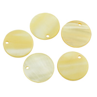 Shell Pendants Flat Round Approx 1mm Sold By Bag