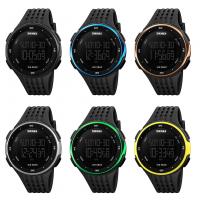 1219 SKmei®  Unisex Jewelry Watch Plastic with paper box & Silicone & Zinc Alloy plated adjustable & LED & waterproof Approx 10 Inch Sold By PC
