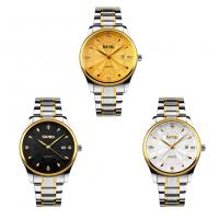 SKmei® Kvinder Smykker Watch, Stainless Steel, med papir kasse & zink legering dial & Glas, forgyldt, 30M vandtæt & for mennesket, flere farver til valg, 39x10mm, Længde Ca. 9.8 inch, Solgt af PC