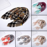 Cashmere and 100% Acrylic Scarf & Shawl, different designs for choice, 140x140cm, Sold By PC