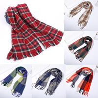 Cashmere and 100% Acrylic Scarf & Shawl, different designs for choice, 180x56cm, Sold By PC