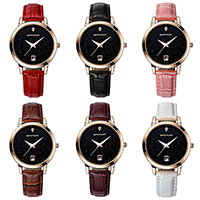 SANDA® Unisex Smykker Watch, Koskind, med Glas, Livsbestandig, flere farver til valg, 36.5mm, 15mm, Længde Ca. 9.5 inch, Solgt af PC