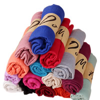 bomuldsstof halstørklæde, flere farver til valg, 180*85CM, Solgt af Strand