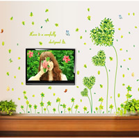 Wall Stickers, PVC-plast, Rektangel, anläggning design & vidhäftande & vattentät, 50x70cm, Säljs av PC