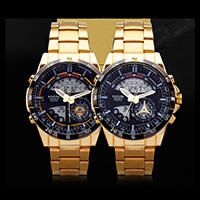 Stainless Steel with Glass plated Life water resistant & for man & luminated Length Approx 10 Inch Sold By PC