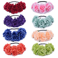 Bridal Hair Flowers, Cloth, for bridal & for woman, more colors for choice, 100-240mm, Sold By PC
