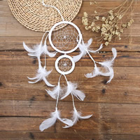 Fashion Dream Catcher Feather with Velveteen Cord & Glass Seed Beads 460mm Sold By PC
