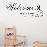 Wall Stickers & Decals, PVC Plastic, Letter, adhesive, 16x60cm, Sold By PC