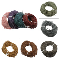 Cowhide Cord, different size for choice & lustrous, more colors for choice, 100Yards/Lot, Sold By Lot