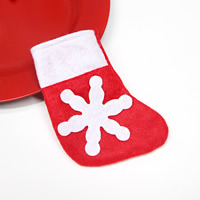 Nichtgewebte Stoffe Weihnachten Geschirr Taschen Abdeckung, Weihnachtsschmuck, 90x120mm, verkauft von PC