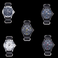 AMST® Muški Nakit Watch
, Bičevati, s Staklo & Nehrđajući čelik, pozlaćen, Život otporan na vodu & za čovjeka, više boja za izbor, 48x12.5mm, Dužina Približno 9.5 inčni, Prodano By PC