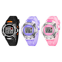 Plastic with Glass plated Life water resistant & for children & adjustable & LED 15.83mm Length Approx 8.2 Inch Sold By PC