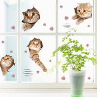 Wall Stickers & Decals, PVC Plastic, Rectangle, adhesive & waterproof, 50x70cm, Sold By PC