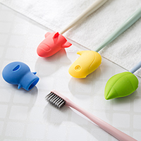 Silicone Toothbrush Case, Cartoon, 47x42x20mm, 5PCs/Lot, Sold By Lot