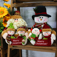Velveteen Juldekoration Ornament, Julen smycken & olika stilar för val, 190x270mm, Säljs av PC