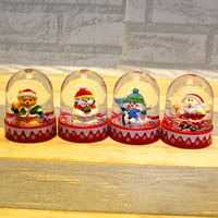 Harz Weihnachtsdekoration Ornamente, Weihnachtsschmuck, 60mm, 12PCs/Box, verkauft von Box