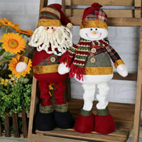 velours de coton Ornements de décoration de Noël, rétractable & Bijoux de Noël & styles différents pour le choix, 200x550mm, Vendu par PC