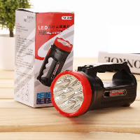 Tragbare Taschenlampe, Kunststoff, verschiedene Stile für Wahl & LED, 75x160mm, verkauft von PC
