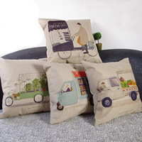 Cushion Cover, Cotton Fabric, Square, different designs for choice, 440x440mm, Sold By PC