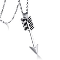 Stainless Steel Pendants Arrow for man & blacken Sold By PC