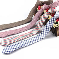 Cravates, coton, pour homme, plus de couleurs à choisir, 145x6cm, Vendu par PC