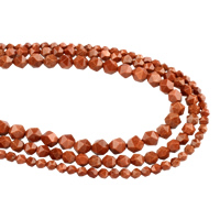 Natural Goldstone Beads & faceted Sold Per Approx 15.5 Inch Strand