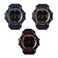 TROZUM® Smart Watch, Stainless Steel, med Glas, forgyldt, søvn skærm & 3D skridttæller & vandtæt, flere farver til valg, 55x17mm, Længde Ca. 9.8 inch, Solgt af PC