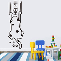 Αυτοκόλλητο Παράθυρο, Πλαστικό PVC, Γάτα, κόλλα & με σχέδιο επιστολής & αδιάβροχος, 570x190mm, Sold Με Ορισμός