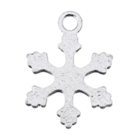 Stainless Steel Pendant Setting, Snowflake, original color, 8.50x12x0.50mm, Hole:Approx 1mm, 1000PCs/Lot, Sold By Lot